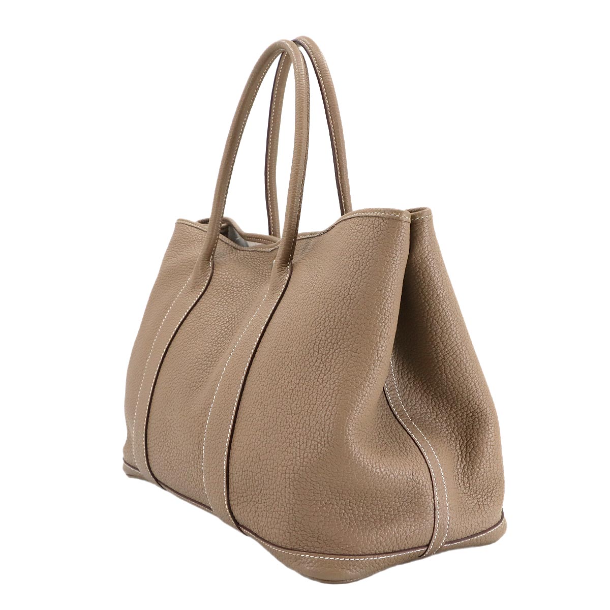 Garden Party 36 PM Tote Bag Negonda Leather Etoupe Purse