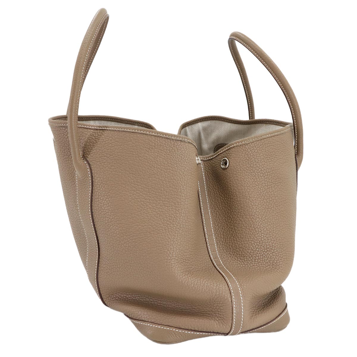 Garden Party 36 PM Tote Bag Negonda Leather Etoupe Purse