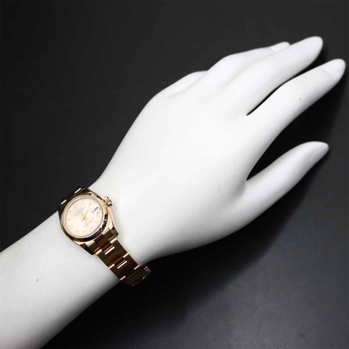 Datejust 179165 Serial K 750 PG Pink Dial Ladies Watch