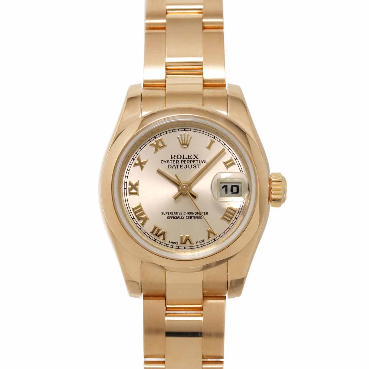 Datejust 179165 Serial K 750 PG Pink Dial Ladies Watch