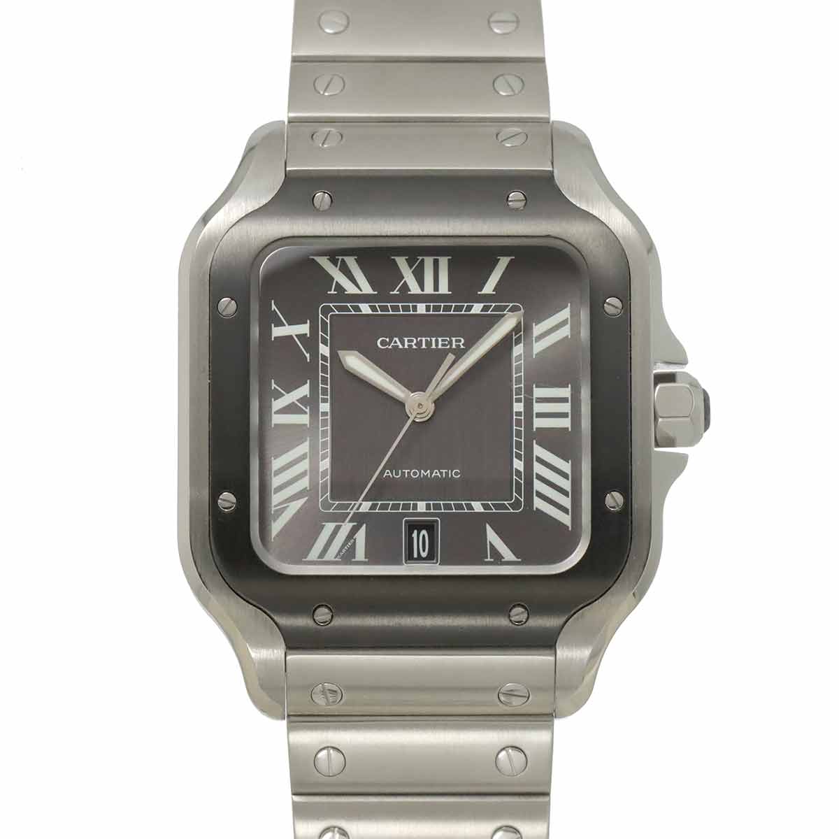 Santos De Cartier LM WSSA0037 Automatic Date Mens Watch