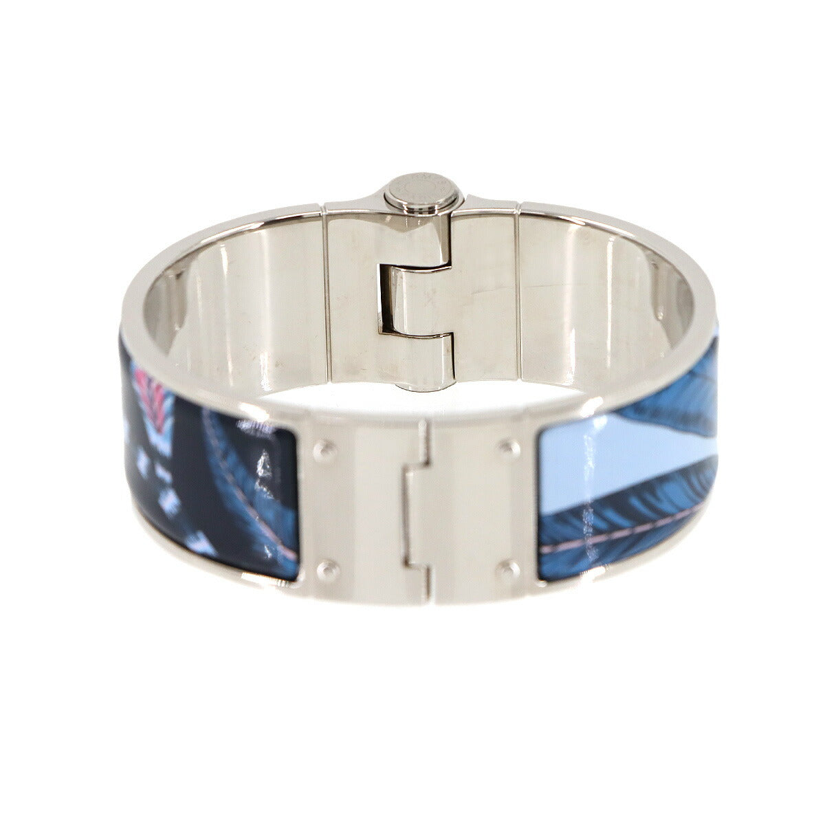 Charniere Large Bracelet Bangle Multi color Silver Accessory