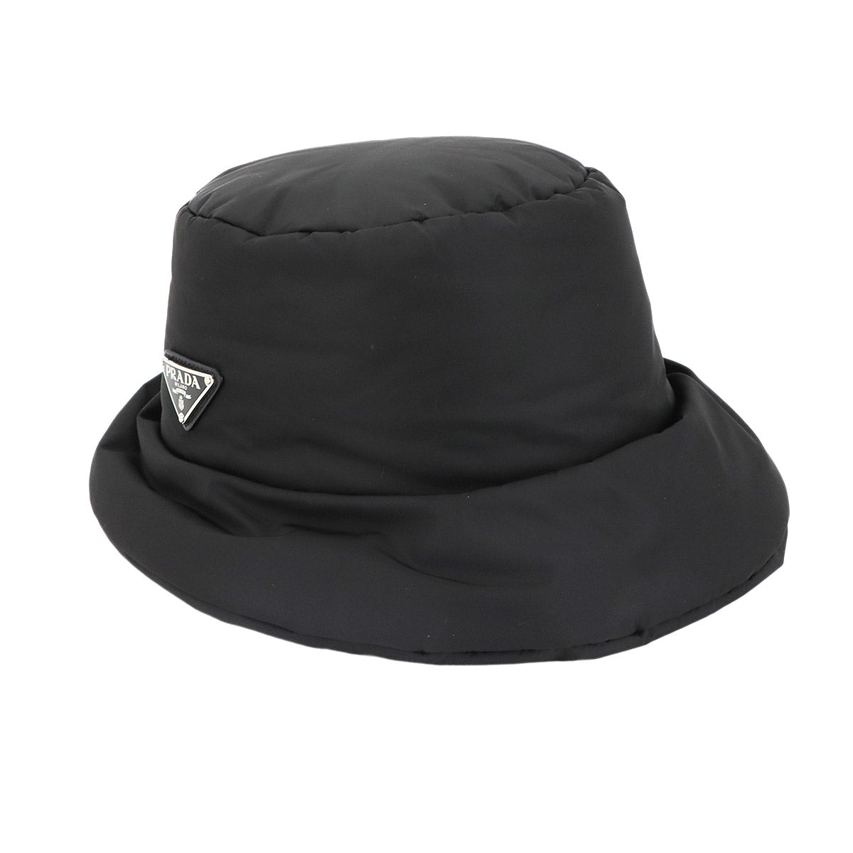 Padded Bucket Hat Polyamide Black M 2HC248 Triangle Logos
