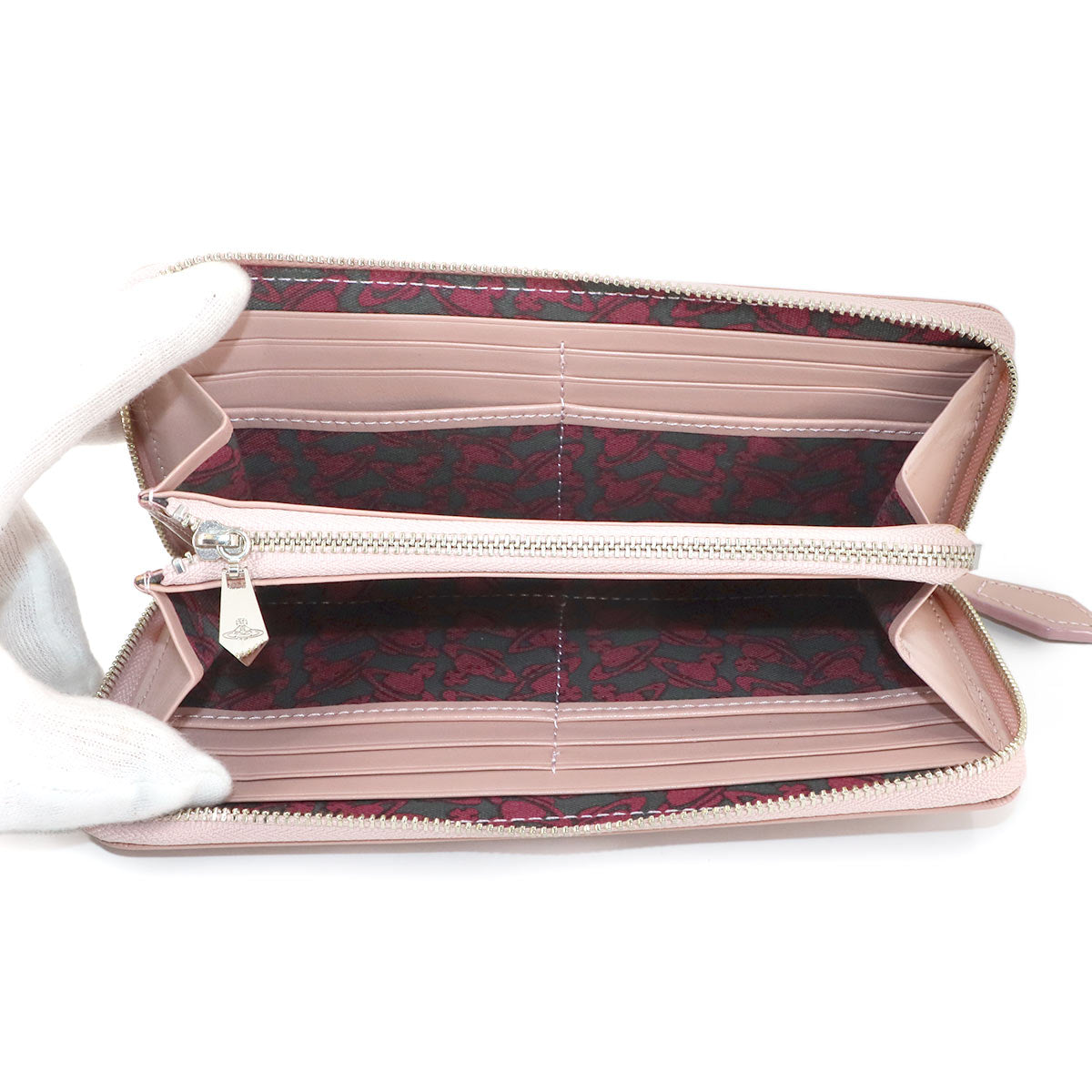 Long Wallet Leather Pink 3118M124
