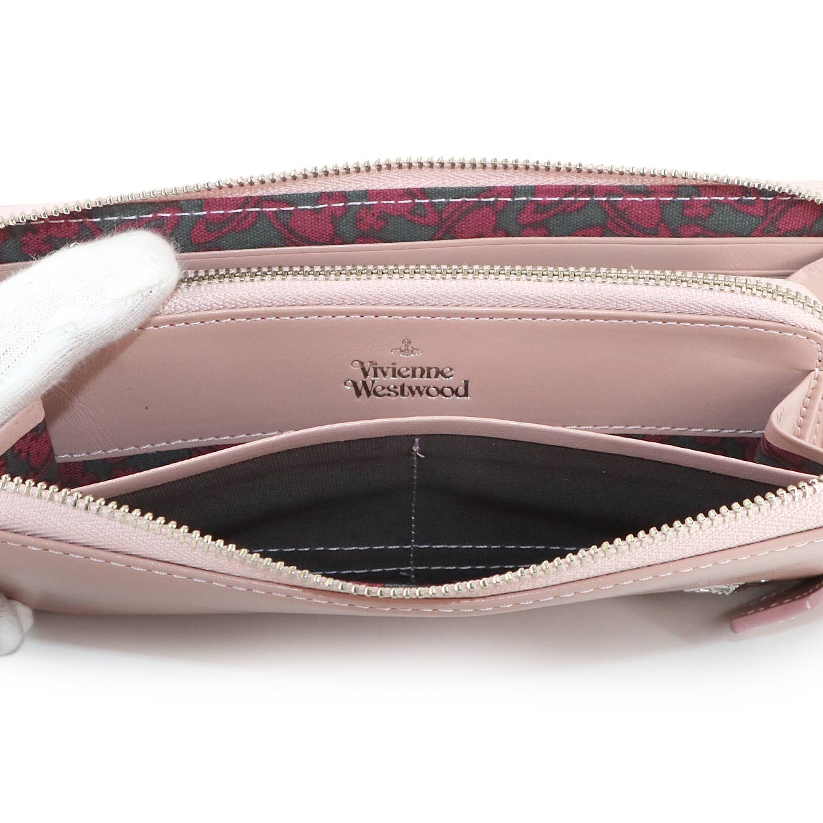 Long Wallet Leather Pink 3118M124