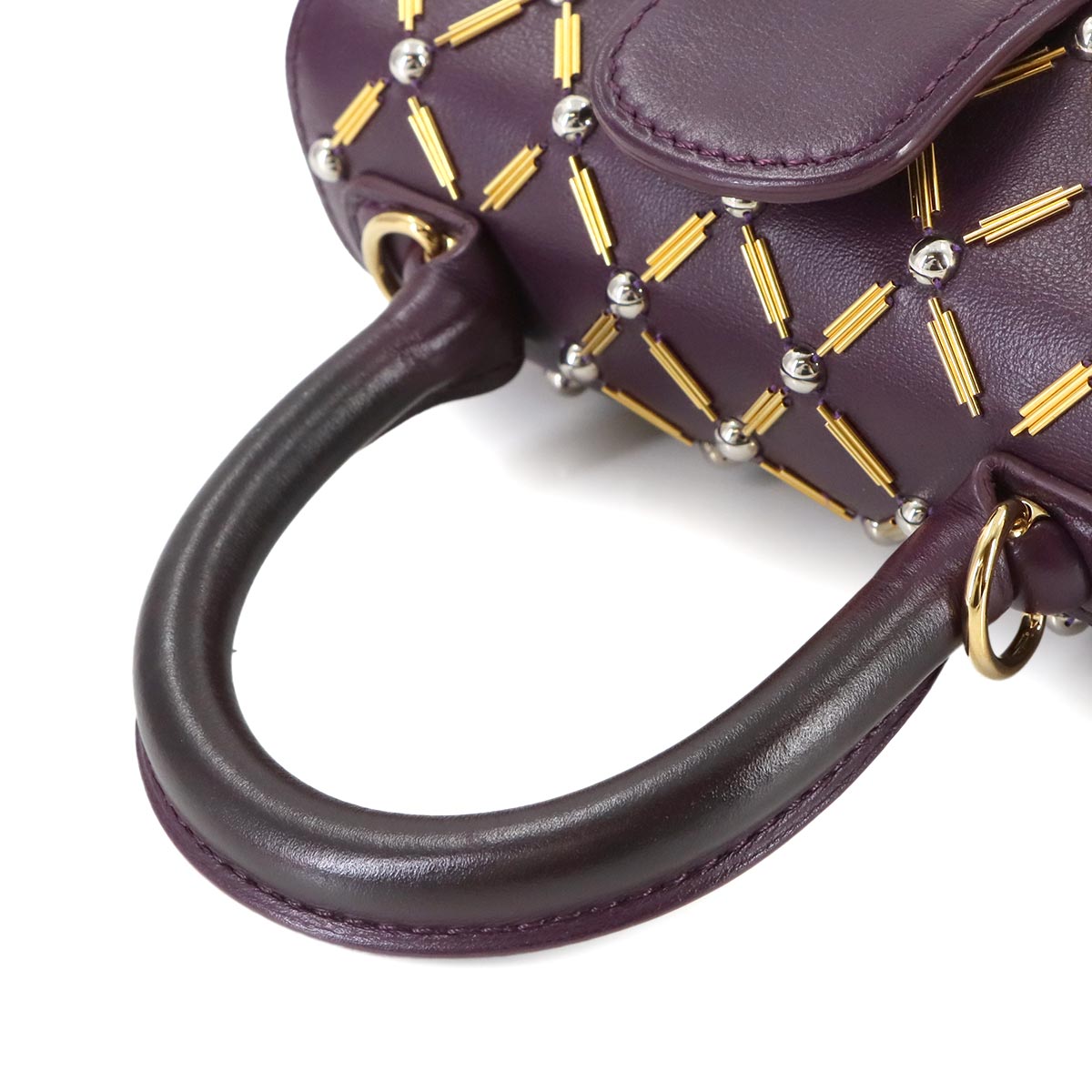 Brillant Micro Hand Shoulder Bag Leather Queen's Desire