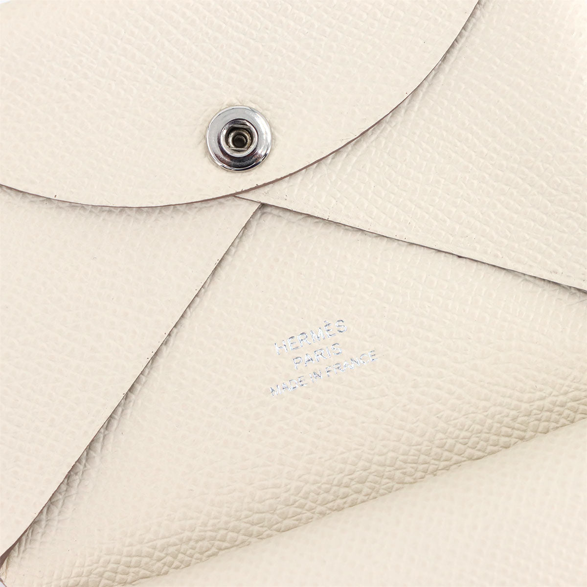 Calvi Duo Card Case Epsom Craie W