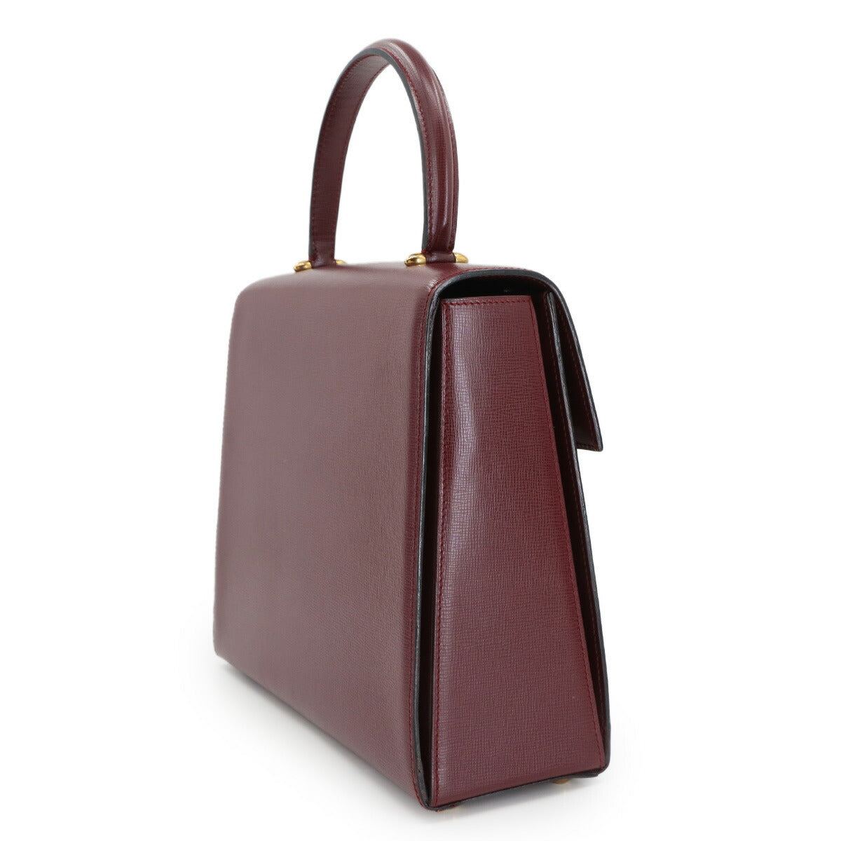 Must Hand Bag Leather Bordeaux Purse