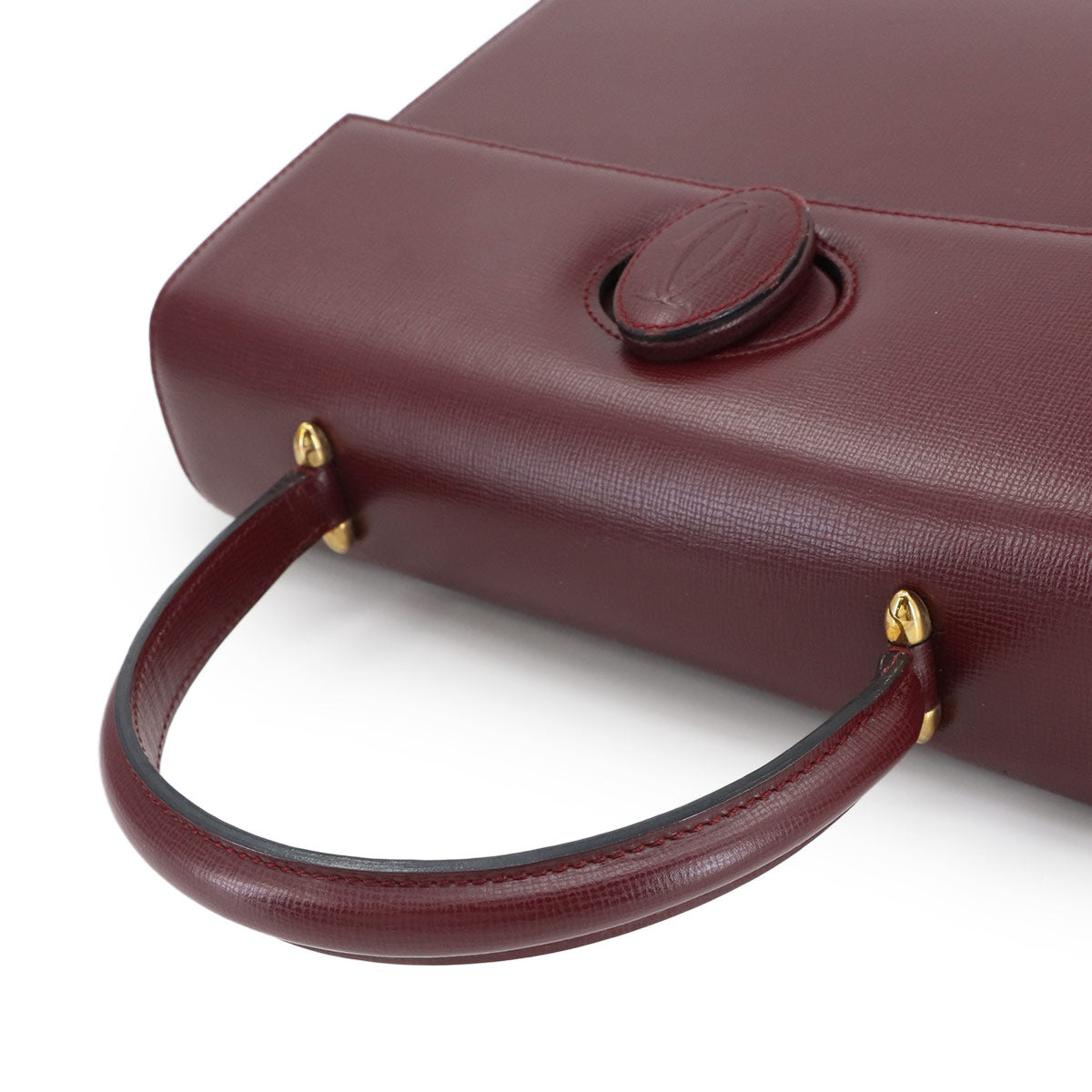 Must Hand Bag Leather Bordeaux Purse