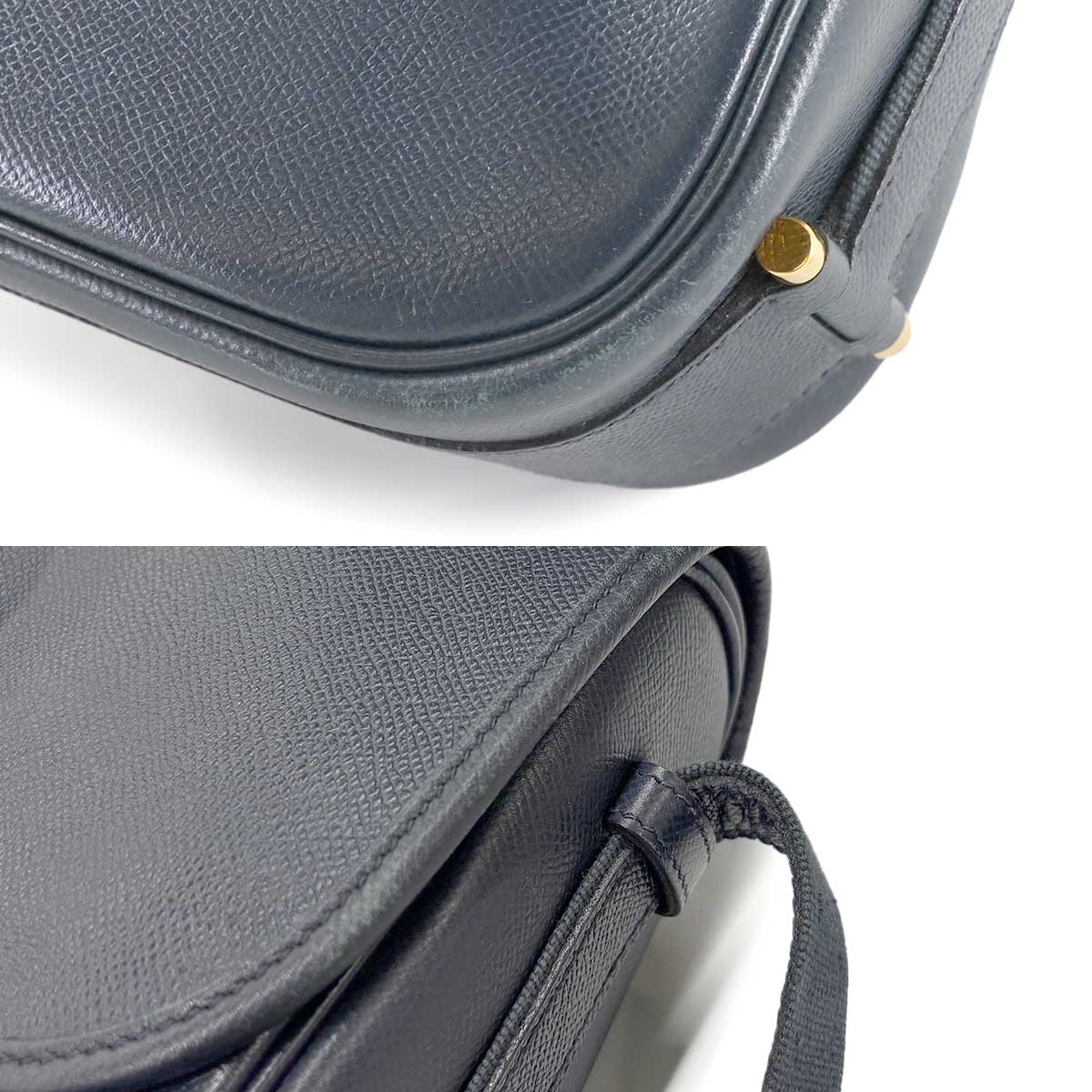 Numea Shoulder Bag Coushevel Epsom Navy Vintage Purse