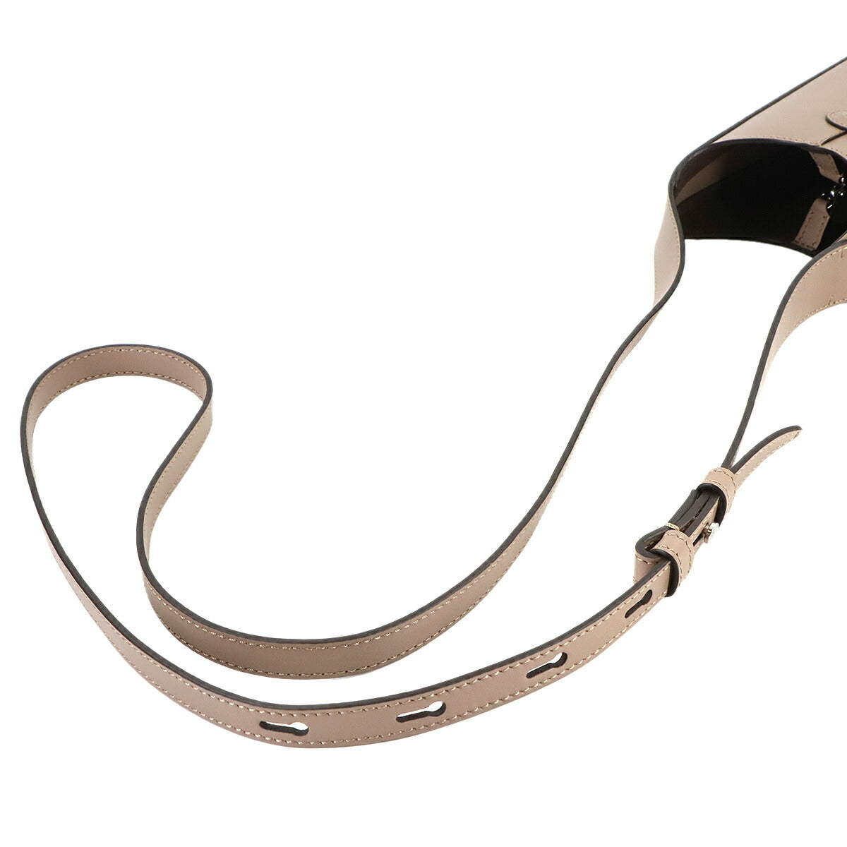 Di Bag Hobo Micro Shoulder Bag Leather Beige XAWDBS30300ROR