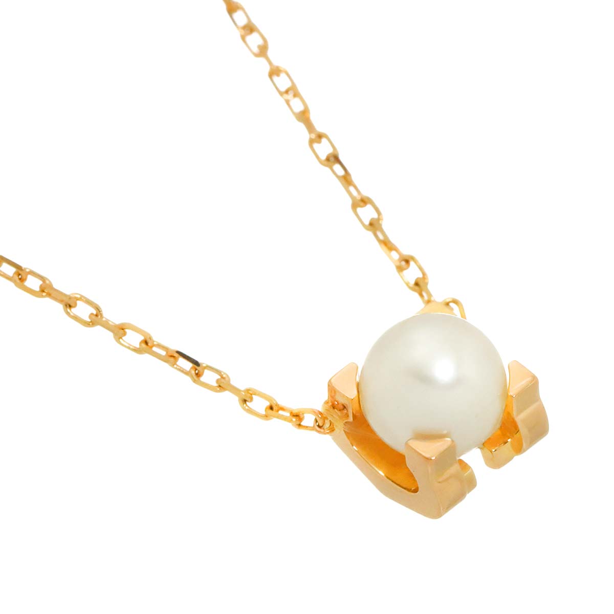 C De Akoya Pearl 6.8mm Necklace 18K Pink Gold 750
