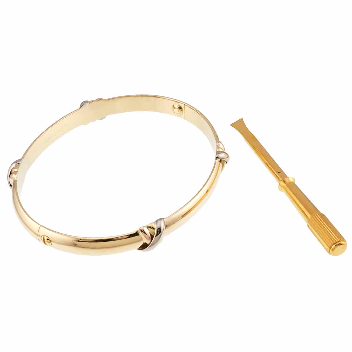 Bracelet 18K YG WG PG 750 Size17