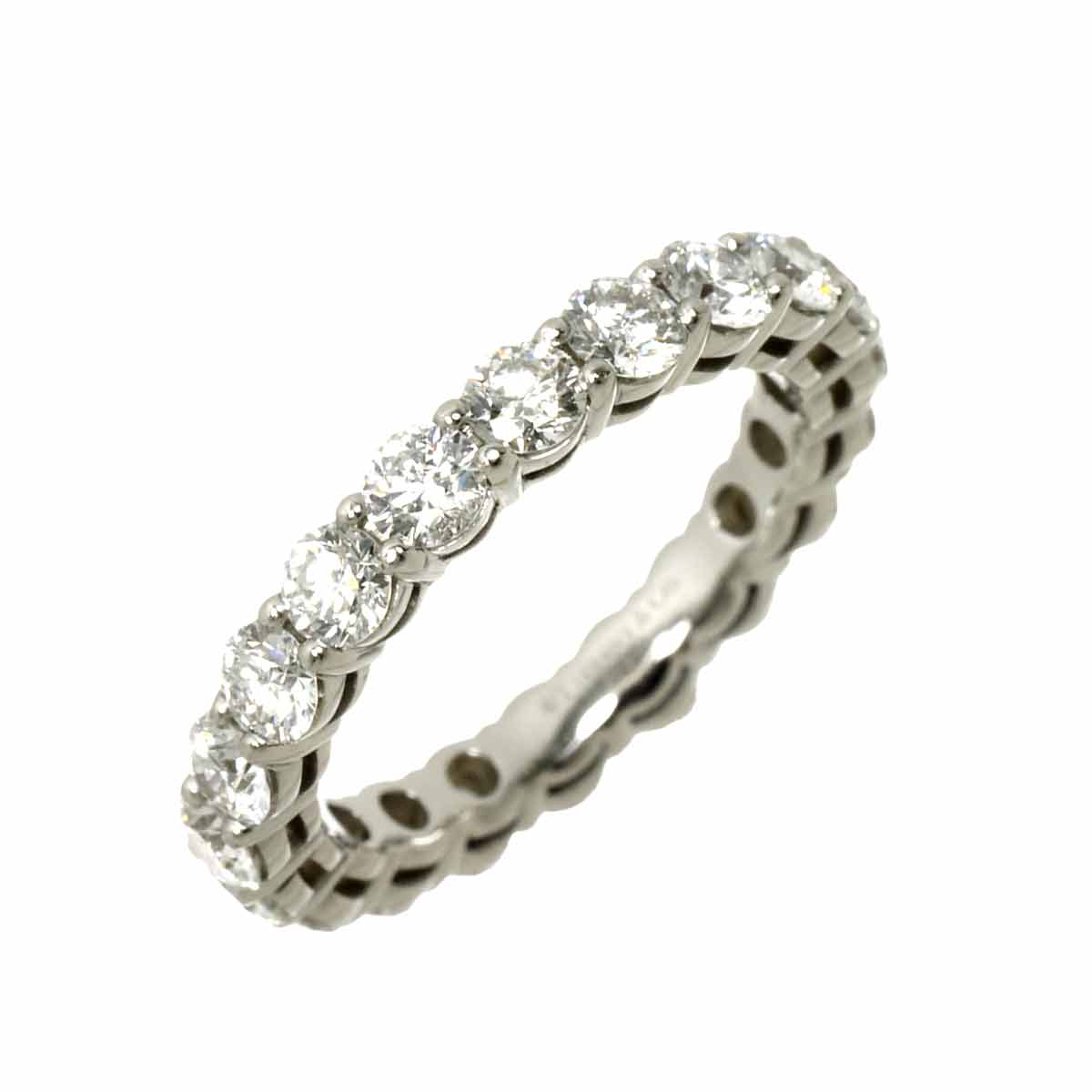 Forever Full Diamond Ring Platinum size3.75-4(US)