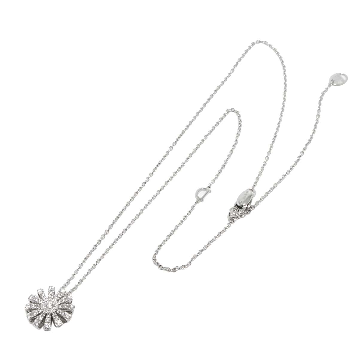 MARGHERITA Diamond Necklace 18K WG 750