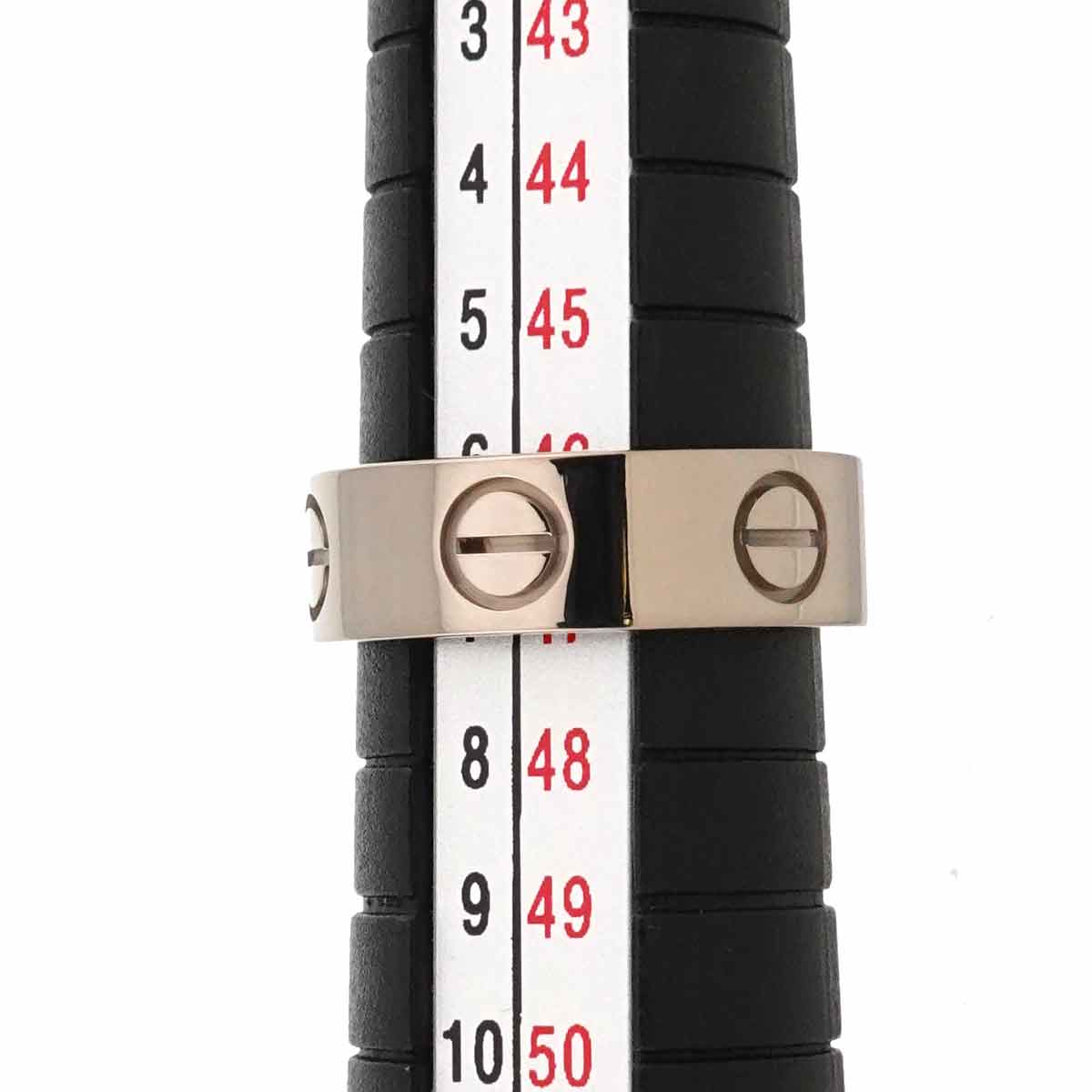 Love Ring 18K White Gold 750 size47 3.75-4(US)