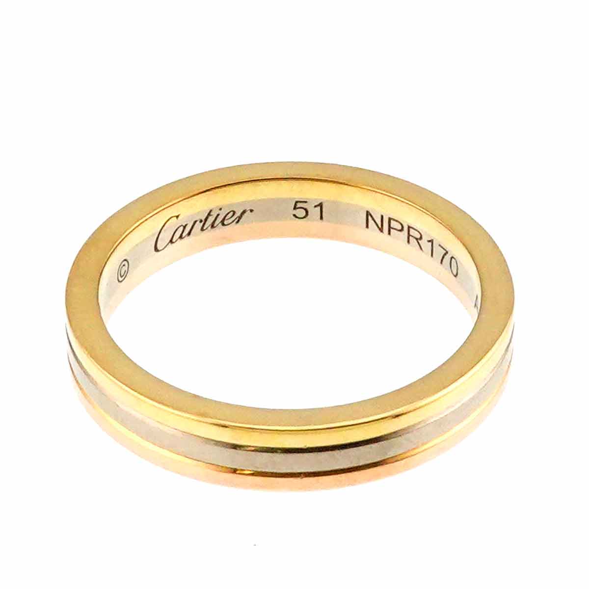 Vendome Ring 18K YG WG PG 750 size51 5.5-5.75(US)