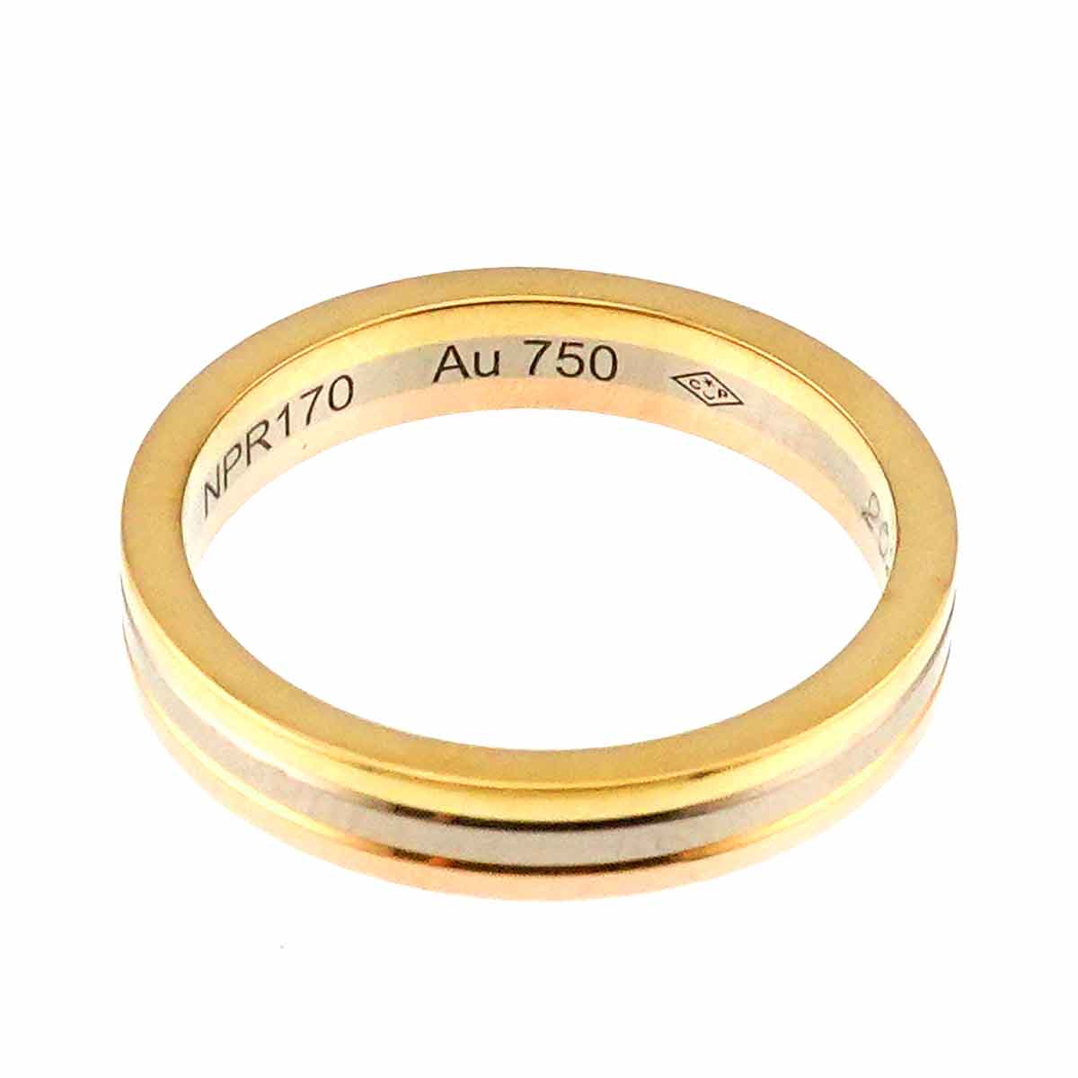 Vendome Ring 18K YG WG PG 750 size51 5.5-5.75(US)