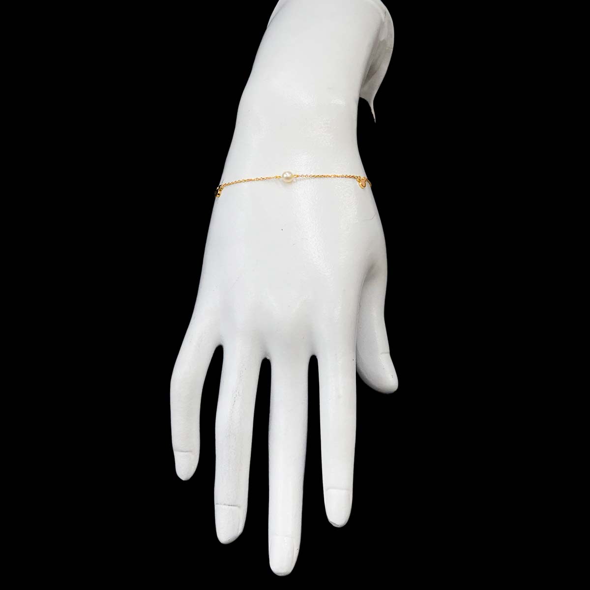 Freshwater cultured pearl Bracelet Disney 18K YG 750