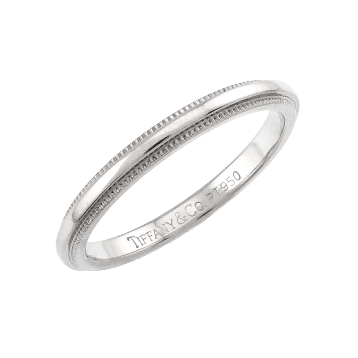 Milgrain Band Ring Pt Platinum Size5.25-5.5(US)