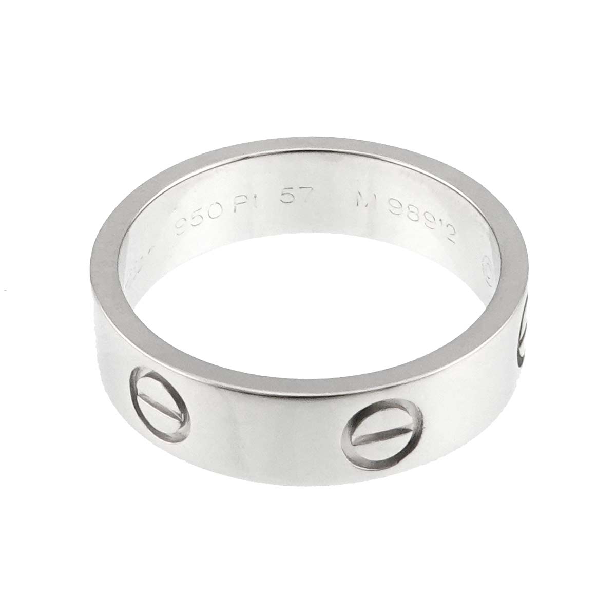 Love Ring Platinum Size57 7.5-7.75(US)