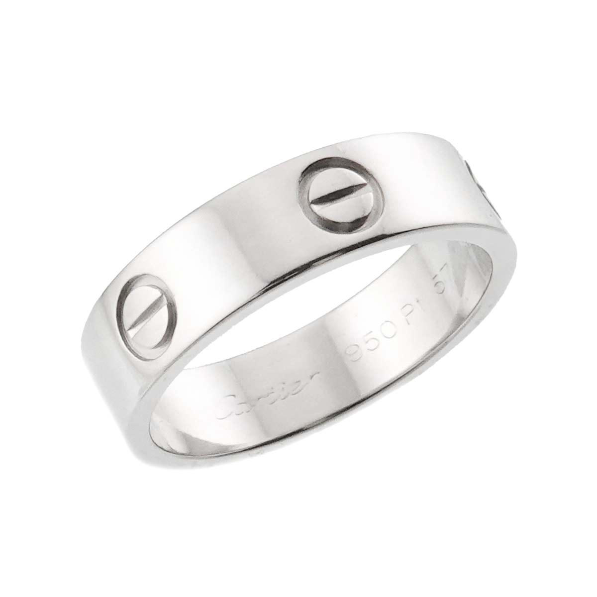 Love Ring Platinum Size57 7.5-7.75(US)