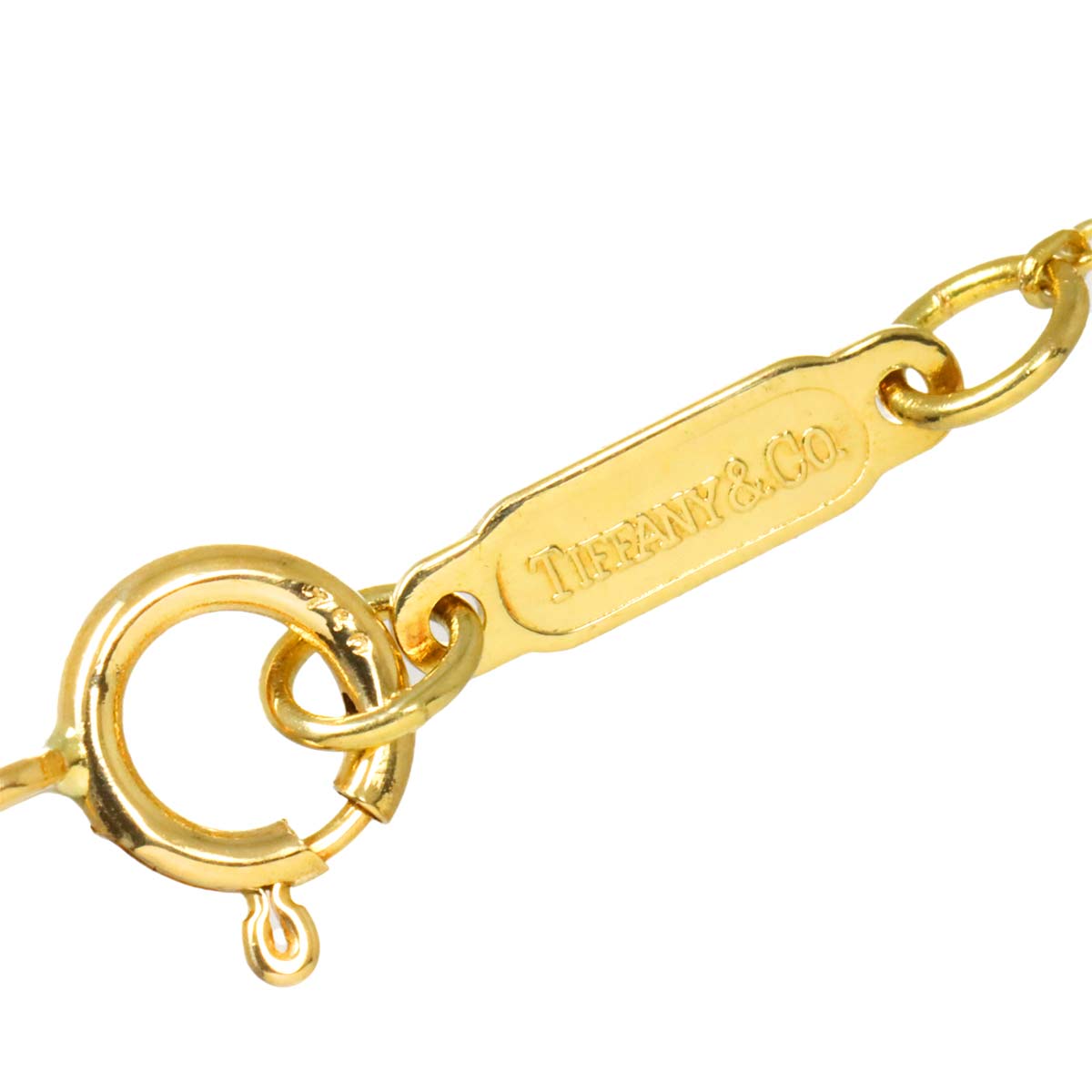 Sapphire 1P Necklace 18K Yellow Gold 750