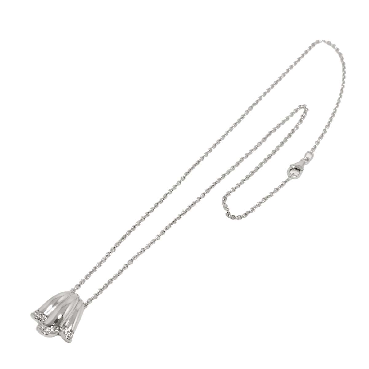 Magical Garden Diamond Necklace 18K White Gold 750