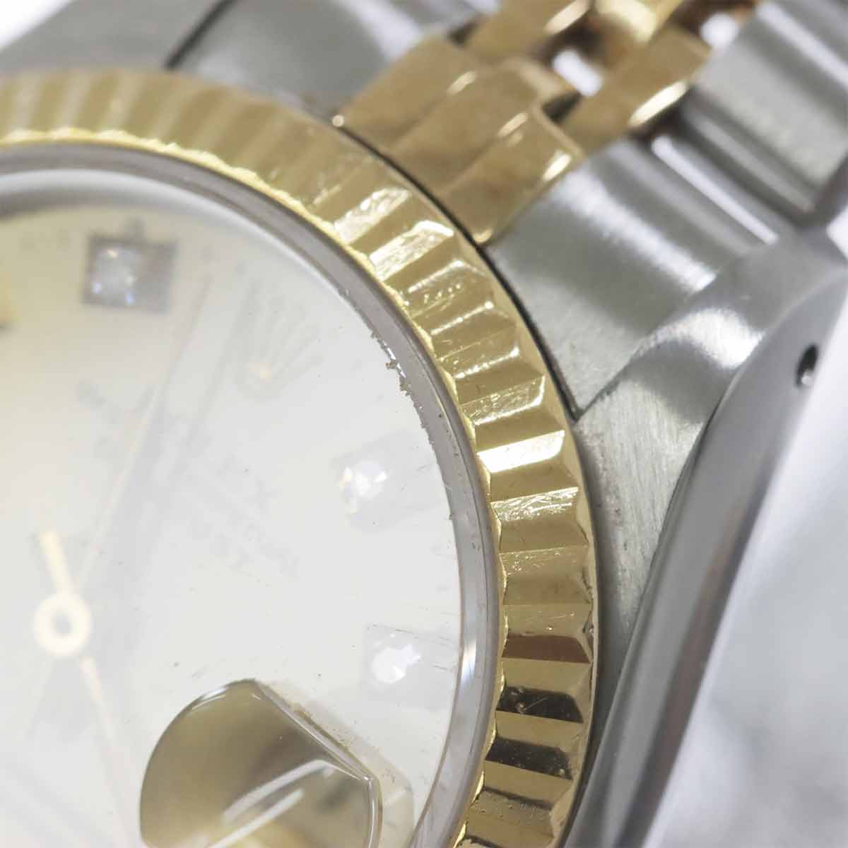 Datejust 69173G Serial C Automatic Gold Dial 10P Diamond 750 YG