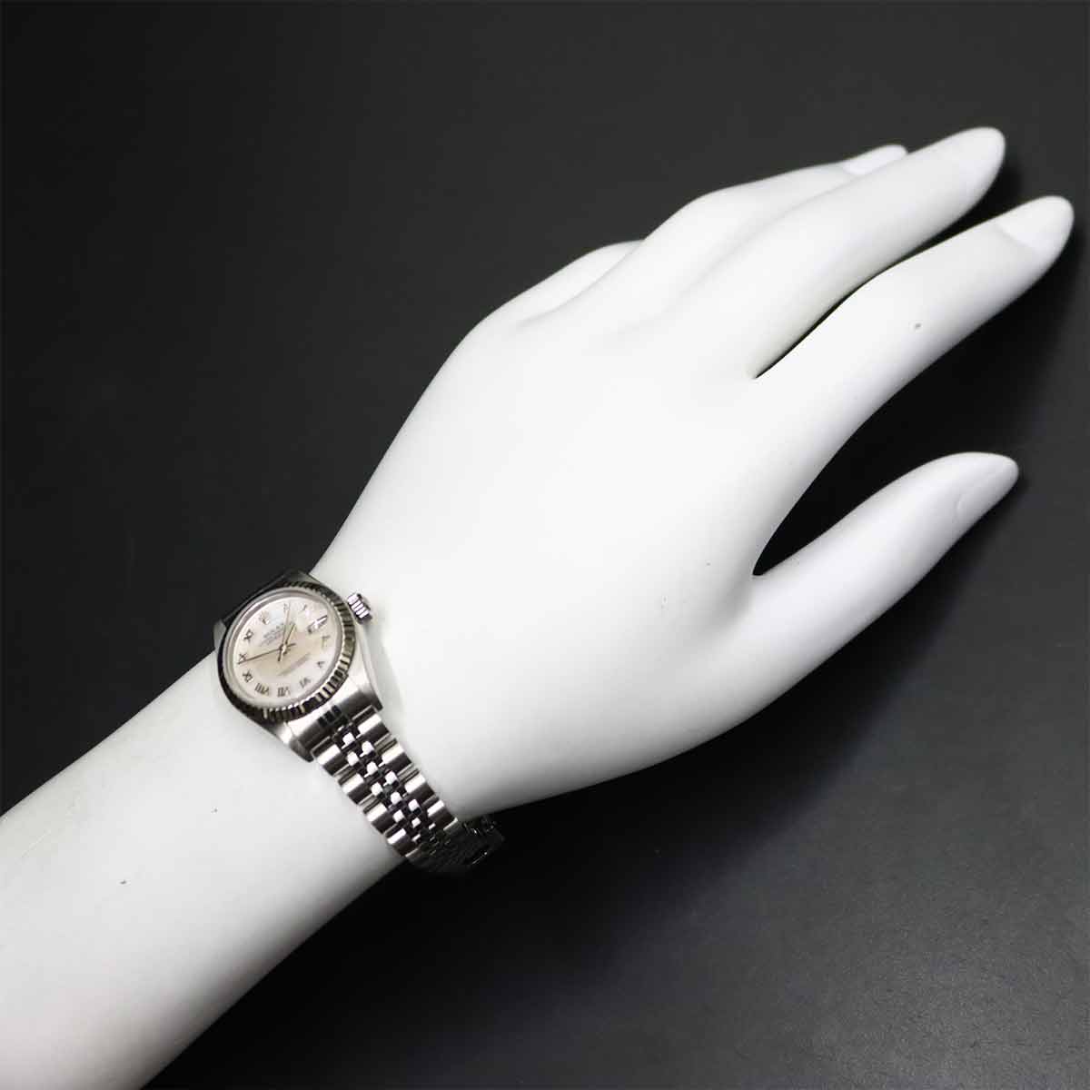 Datejust 79174NRD Serial K 750 WG Pink Shell Dial Automatic