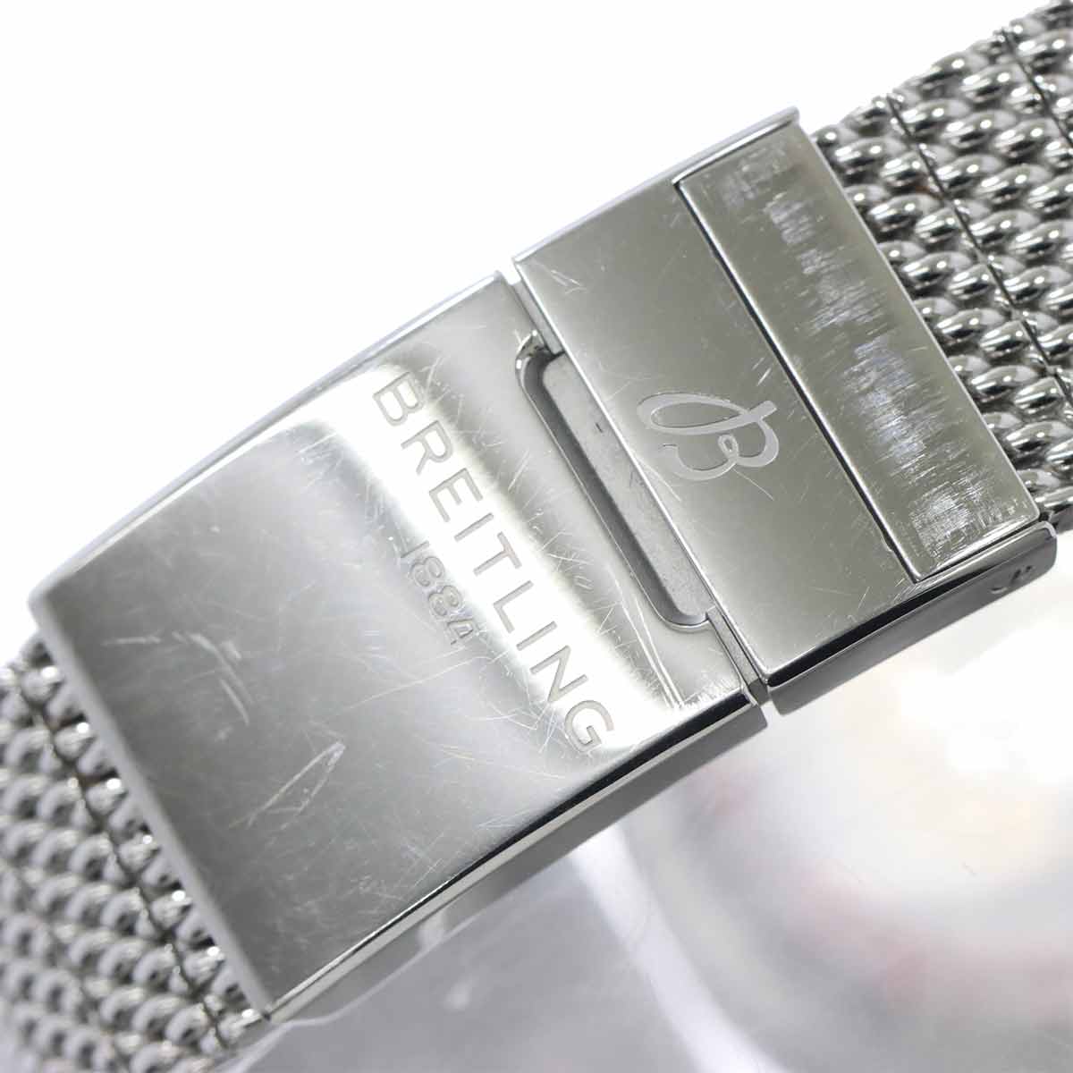 Super Ocean Heritage B01 Chronograph AB0162 Black Dial Mens