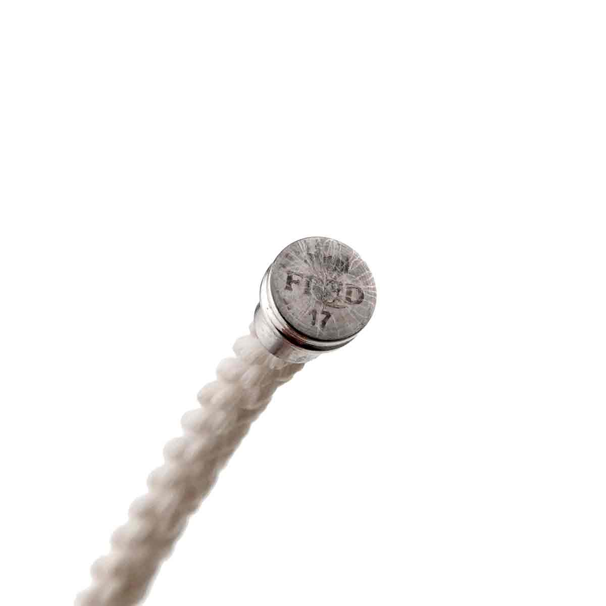 Force 10 MM Half Diamond Bracelet 18K WG 750 Steel size17