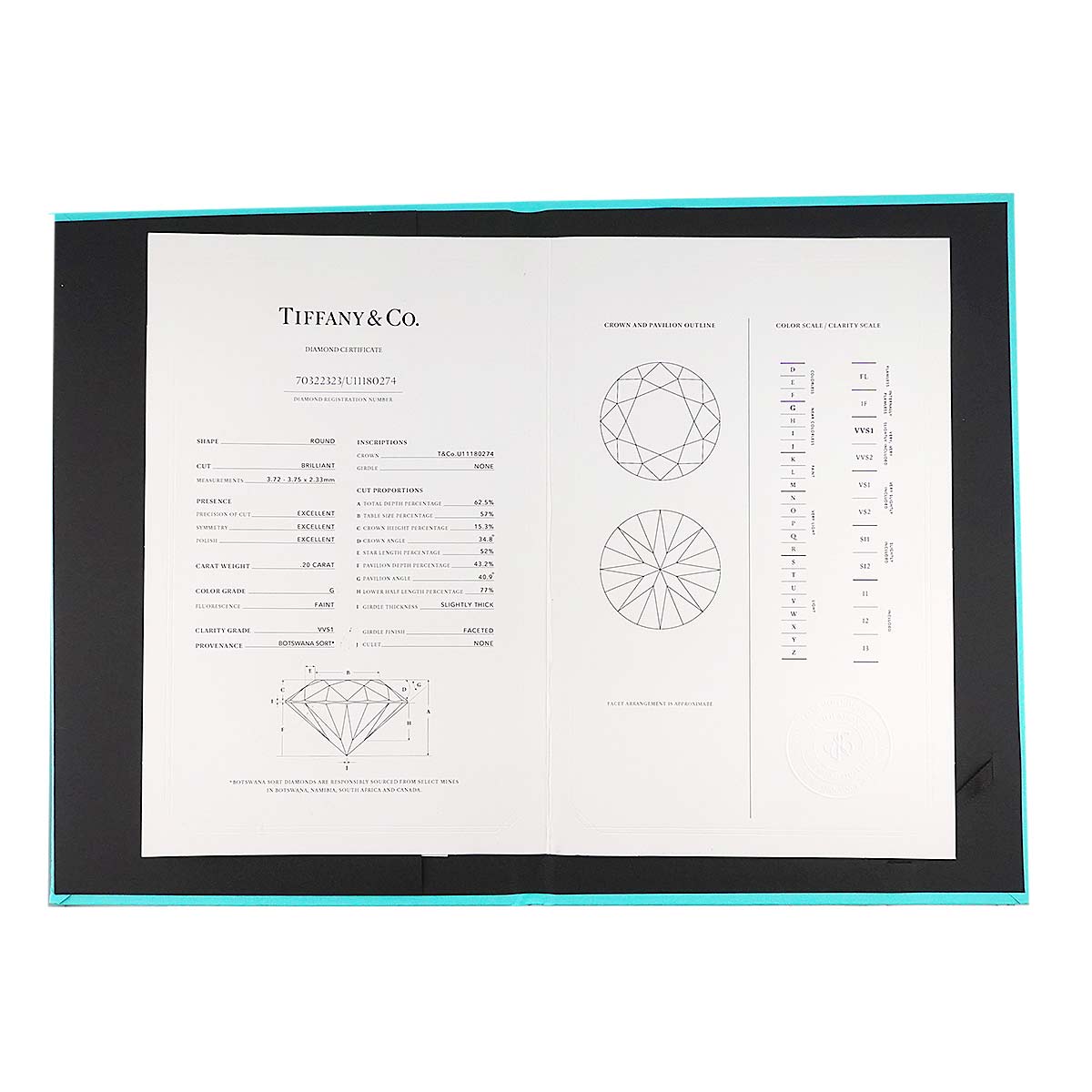 Harmony Diamond 0.20ct G/VVS1/3EX Ring Pt Size5-5.25(US)