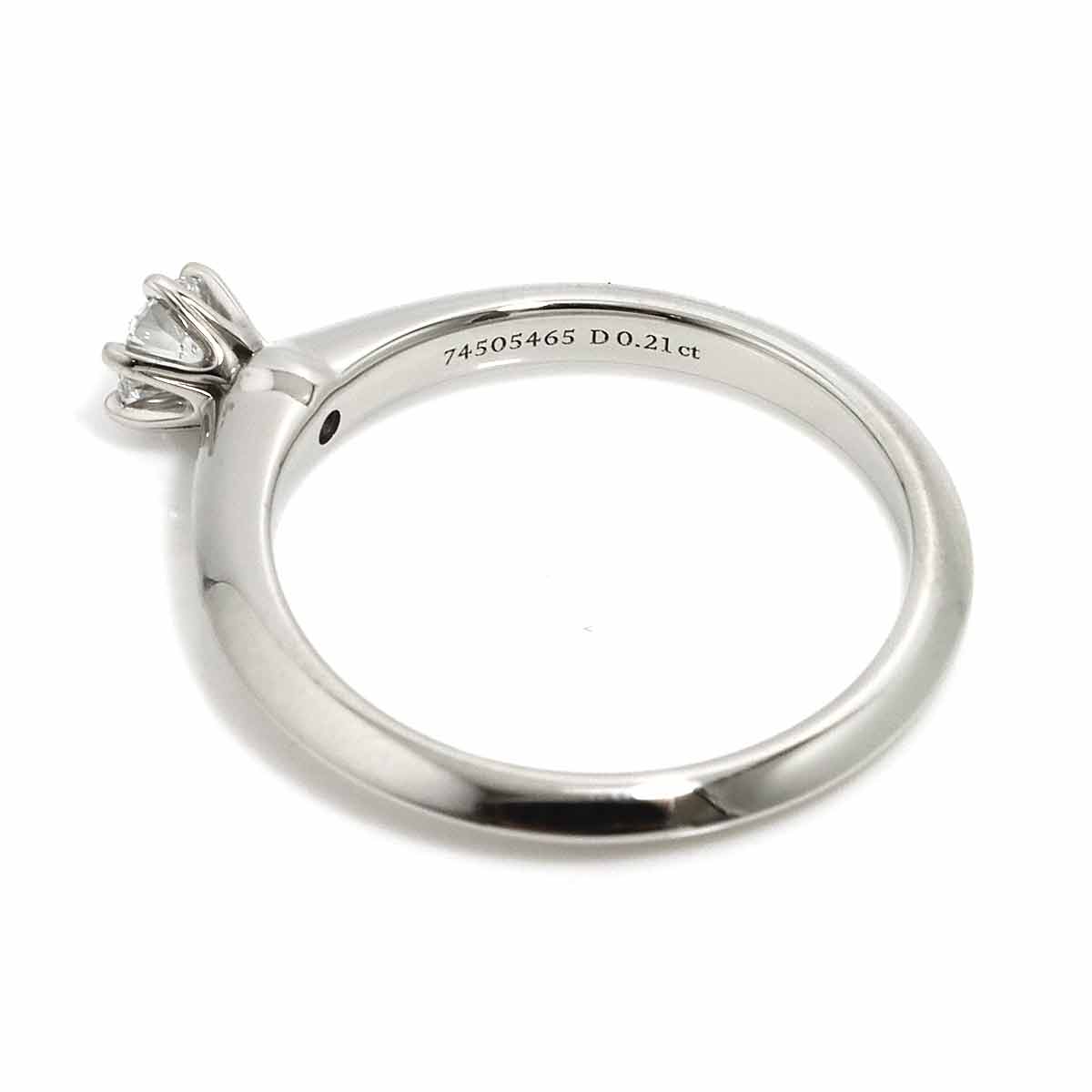 Diamond 0.21ct Ring Pt Platinum Size5.5-5.75(US)