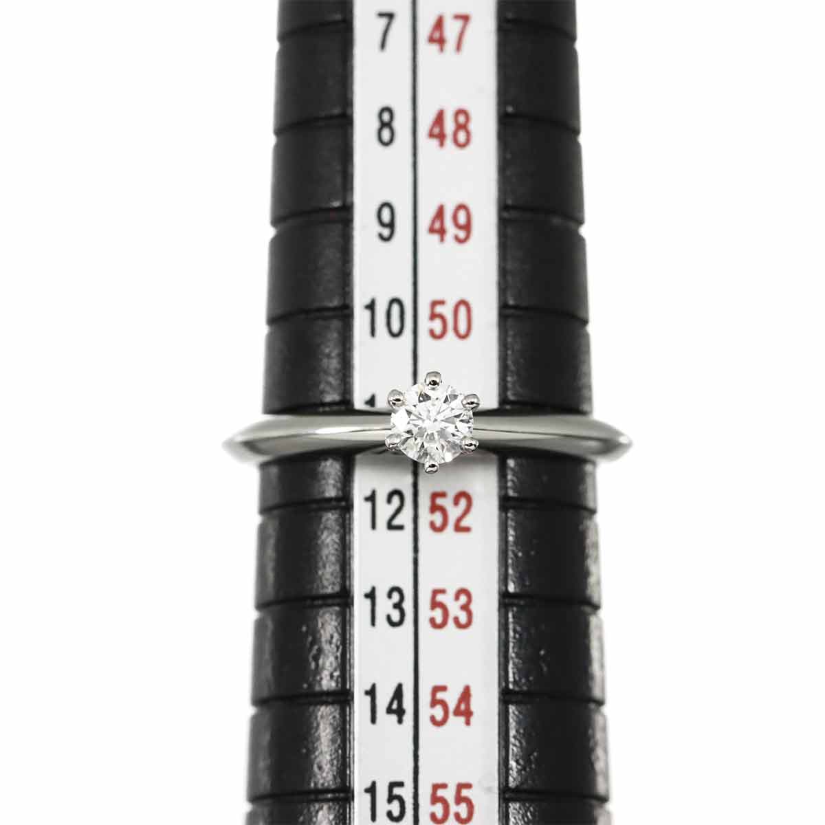 Diamond 0.21ct Ring Pt Platinum Size5.5-5.75(US)