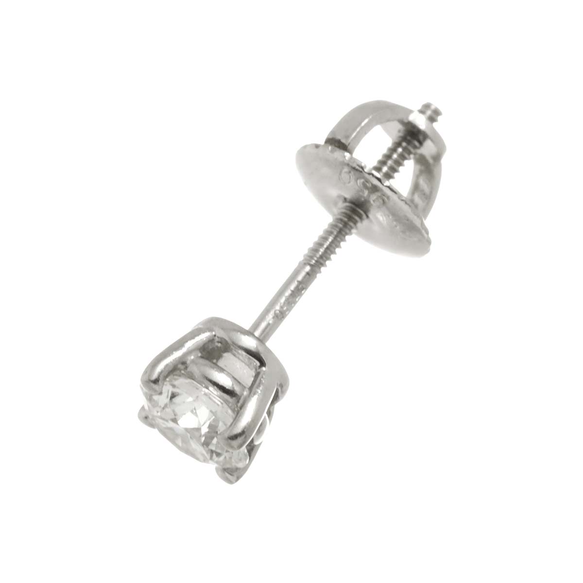 Diamond Earring Pierced Pt One Piece only