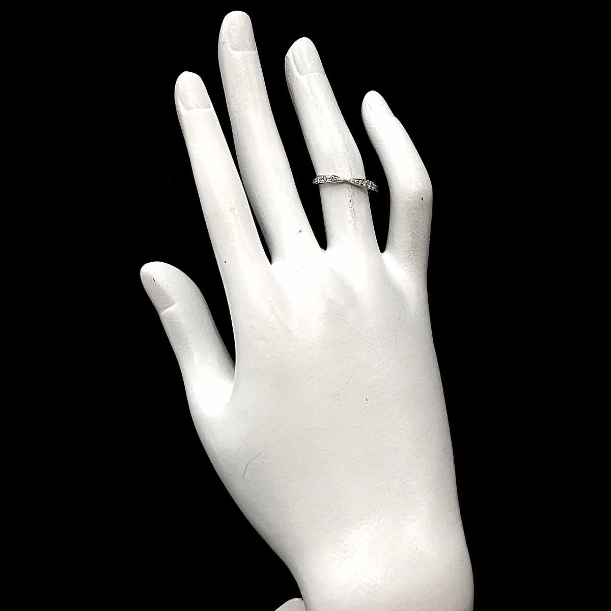 Harmony Band Ring Diamond Pt Platinum size5-5.25(US)
