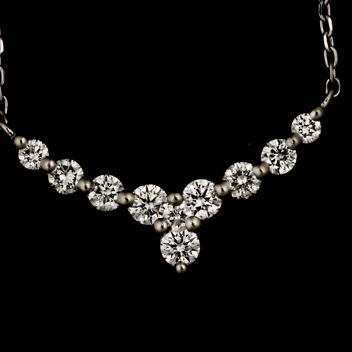 Diamond 0.36ct Necklace Platinum