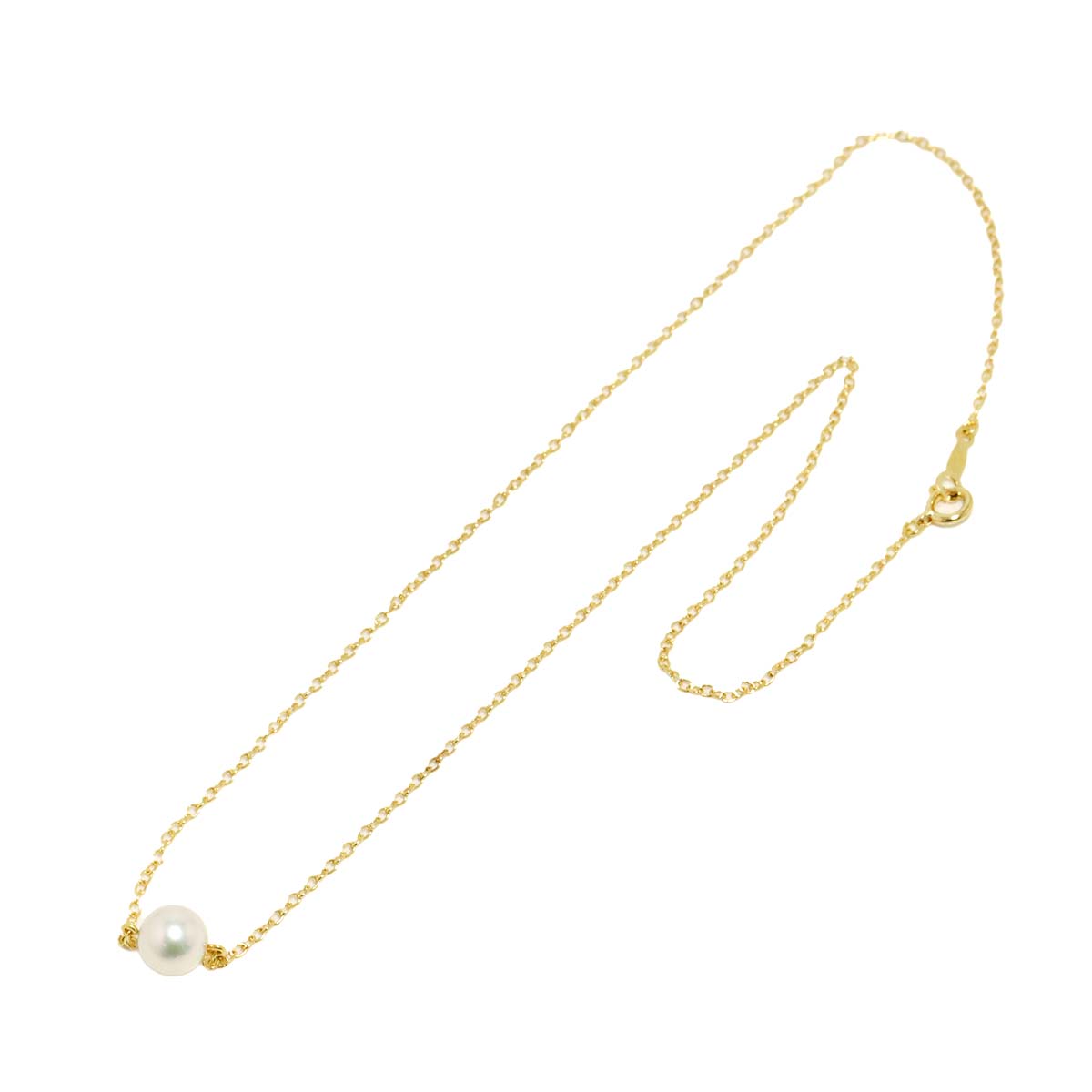 Akoya Pearl 6.6mm Necklace 18K YG 750