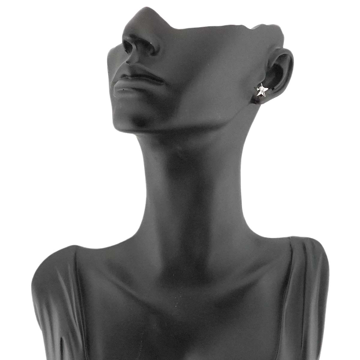 Diamond 0.096ct/0.095ct Earrings Pierced 18K K18 WG 750