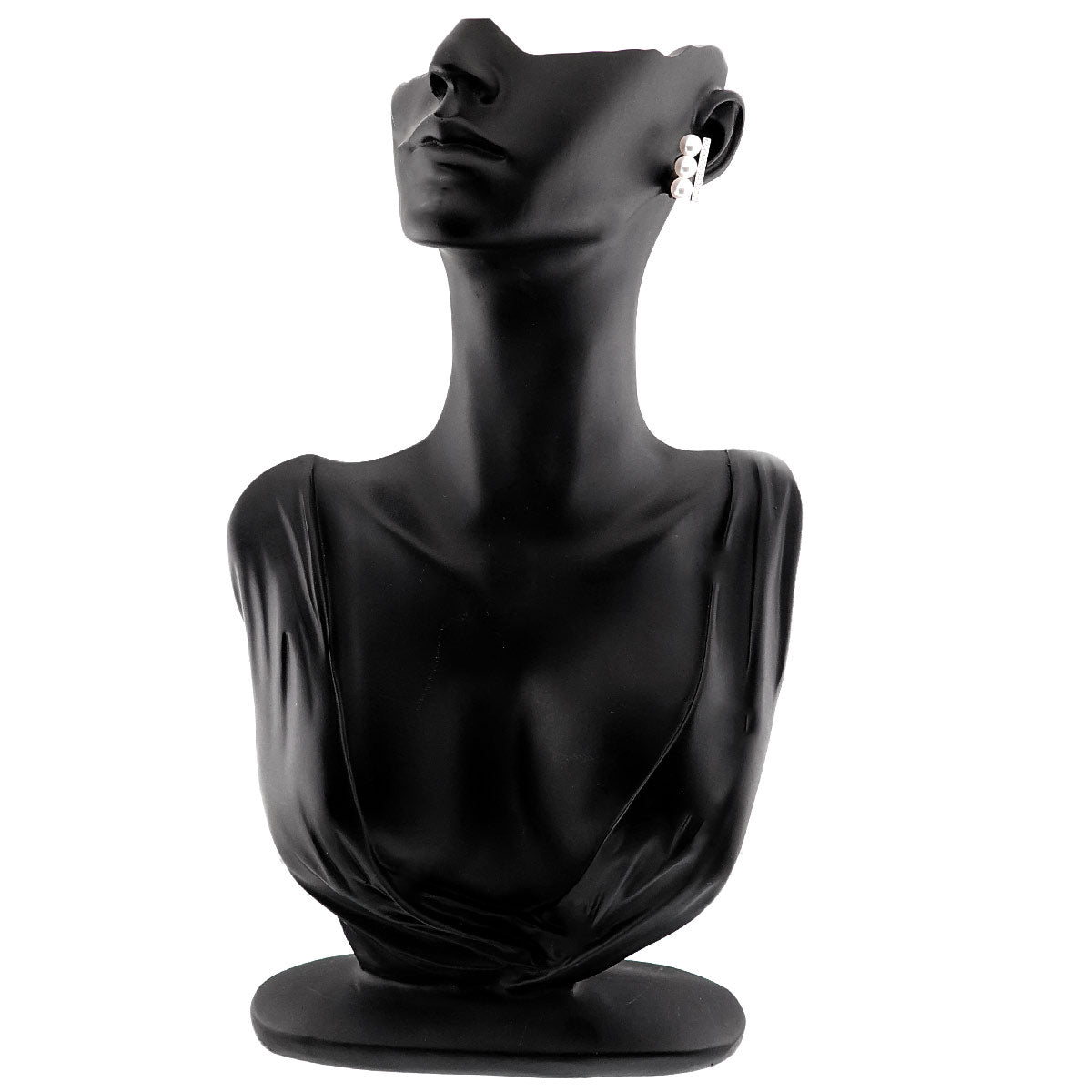 Balance Akoya Pearl Diamond 0.09ct Earring 18K WG One Piece only