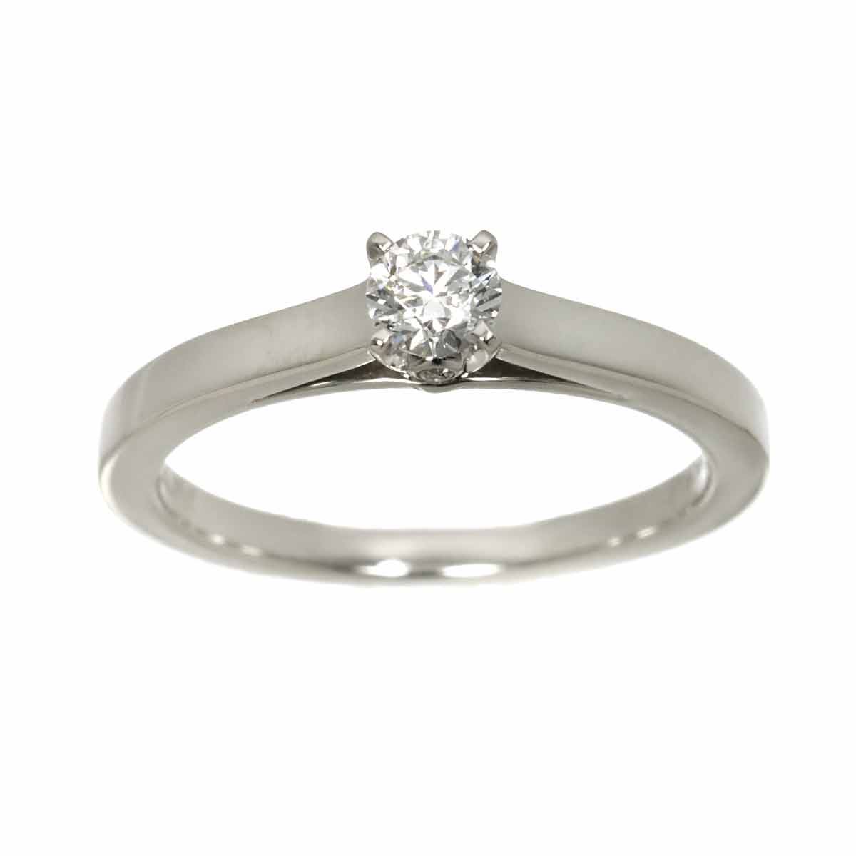 BELOVED Diamond 0.23ct D/VVS2/3EX Ring Platinum Size52 6(US)