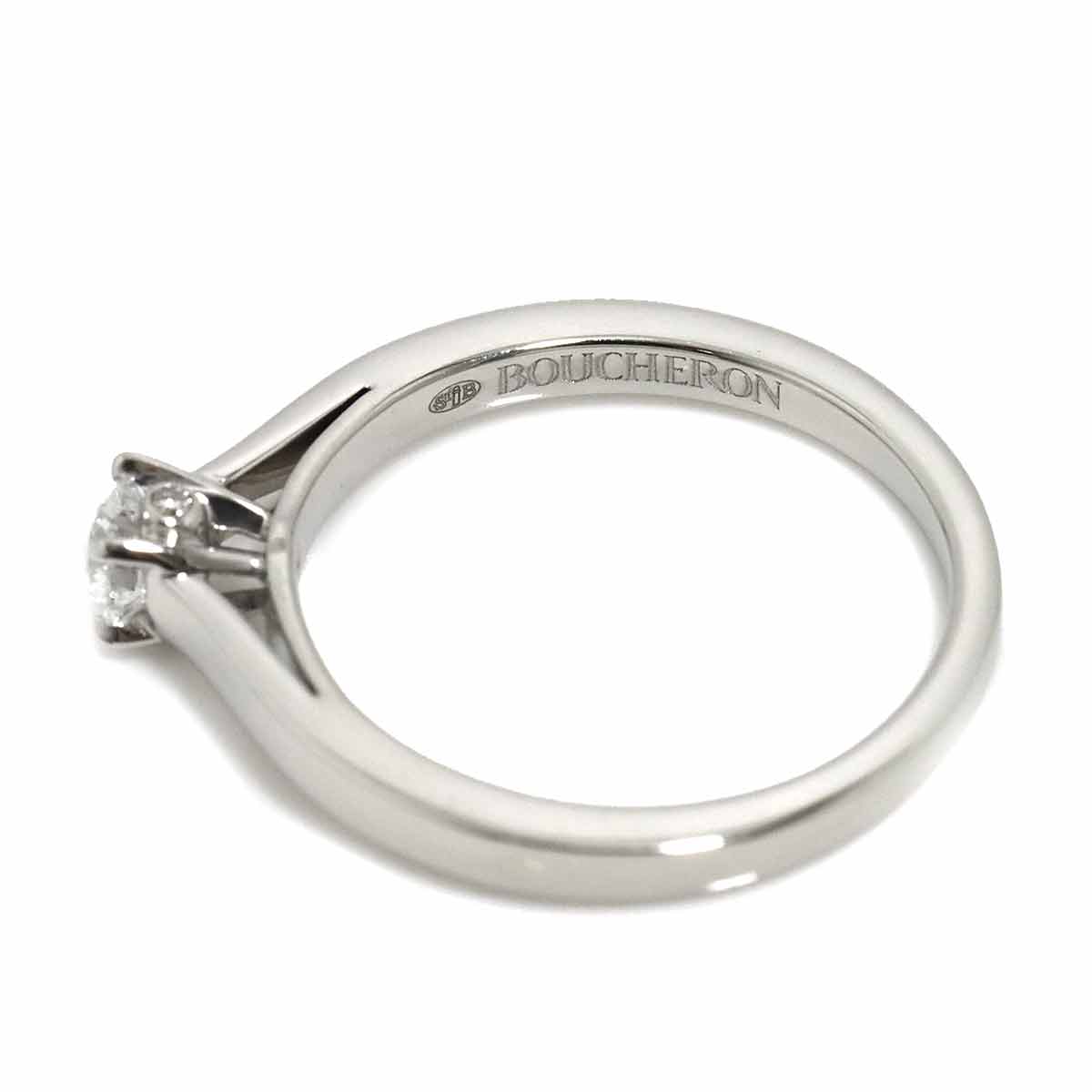 BELOVED Diamond 0.23ct D/VVS2/3EX Ring Platinum Size52 6(US)