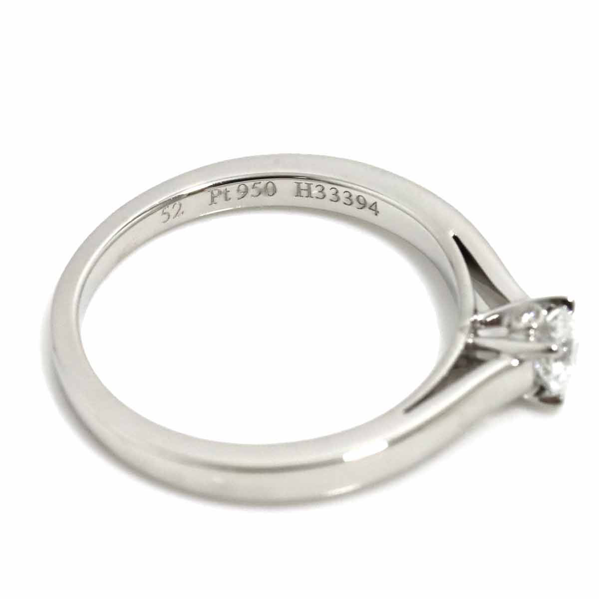 BELOVED Diamond 0.23ct D/VVS2/3EX Ring Platinum Size52 6(US)