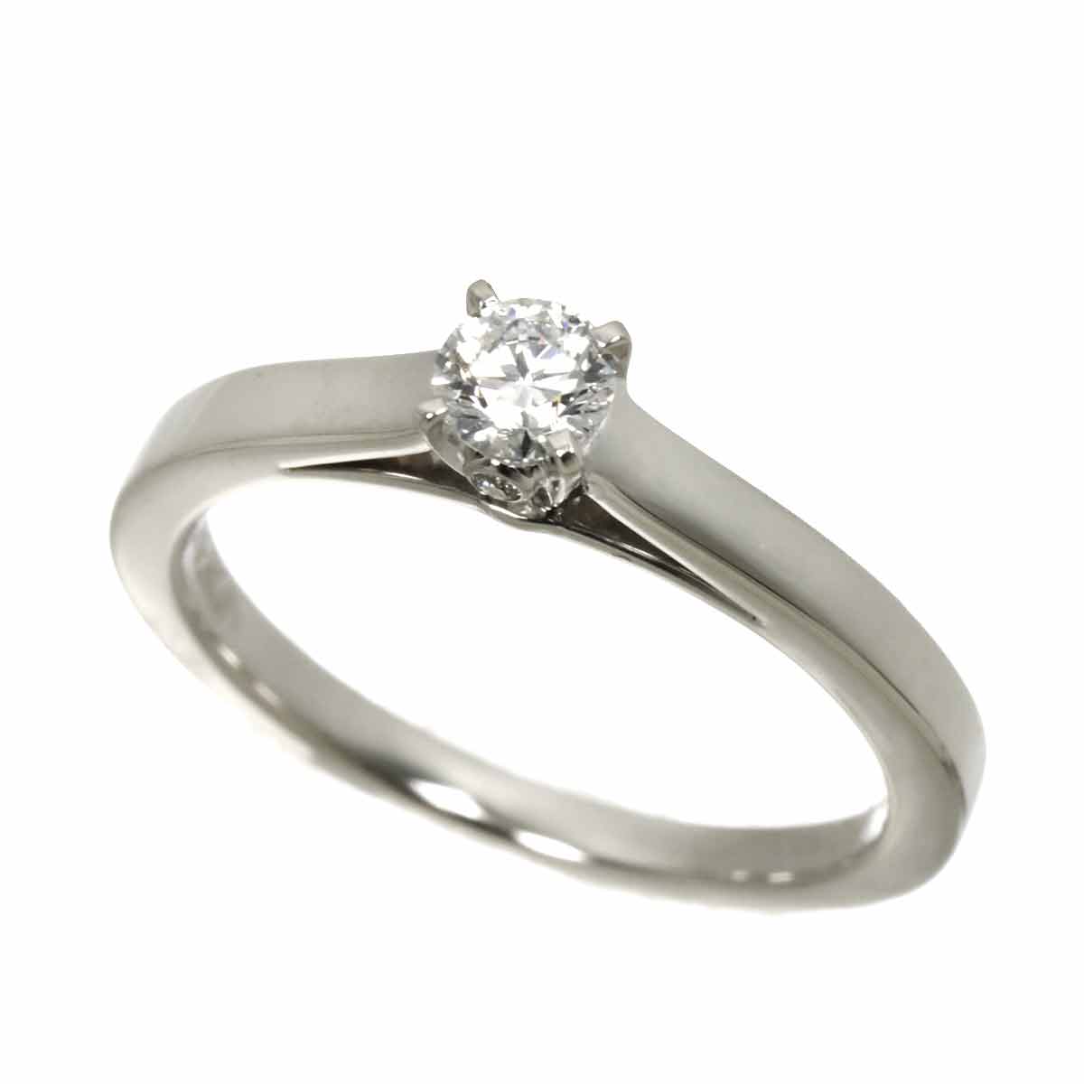 BELOVED Diamond 0.23ct D/VVS2/3EX Ring Platinum Size52 6(US)
