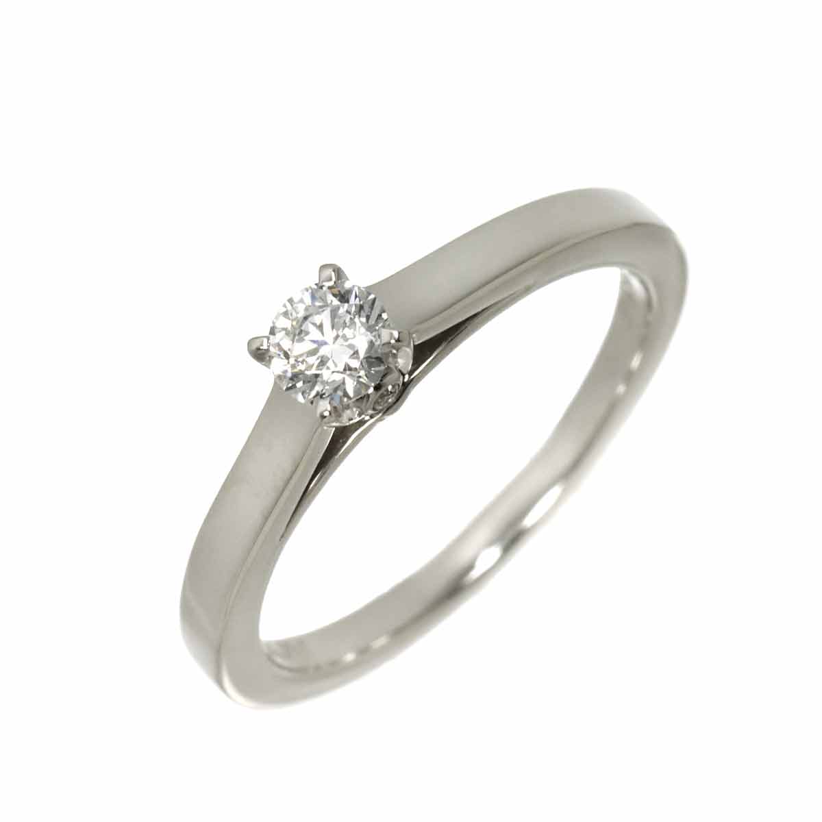 BELOVED Diamond 0.23ct D/VVS2/3EX Ring Platinum Size52 6(US)