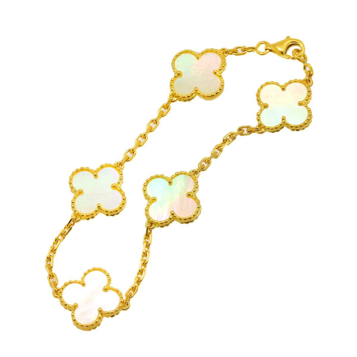 Vintage Alhambra MOP Bracelet 18K YG 750