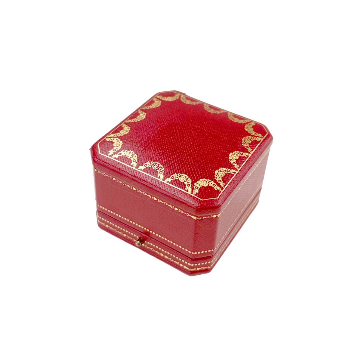 Maillon Panthere Diamond Ring 18K YG 750 Size53 6(US)