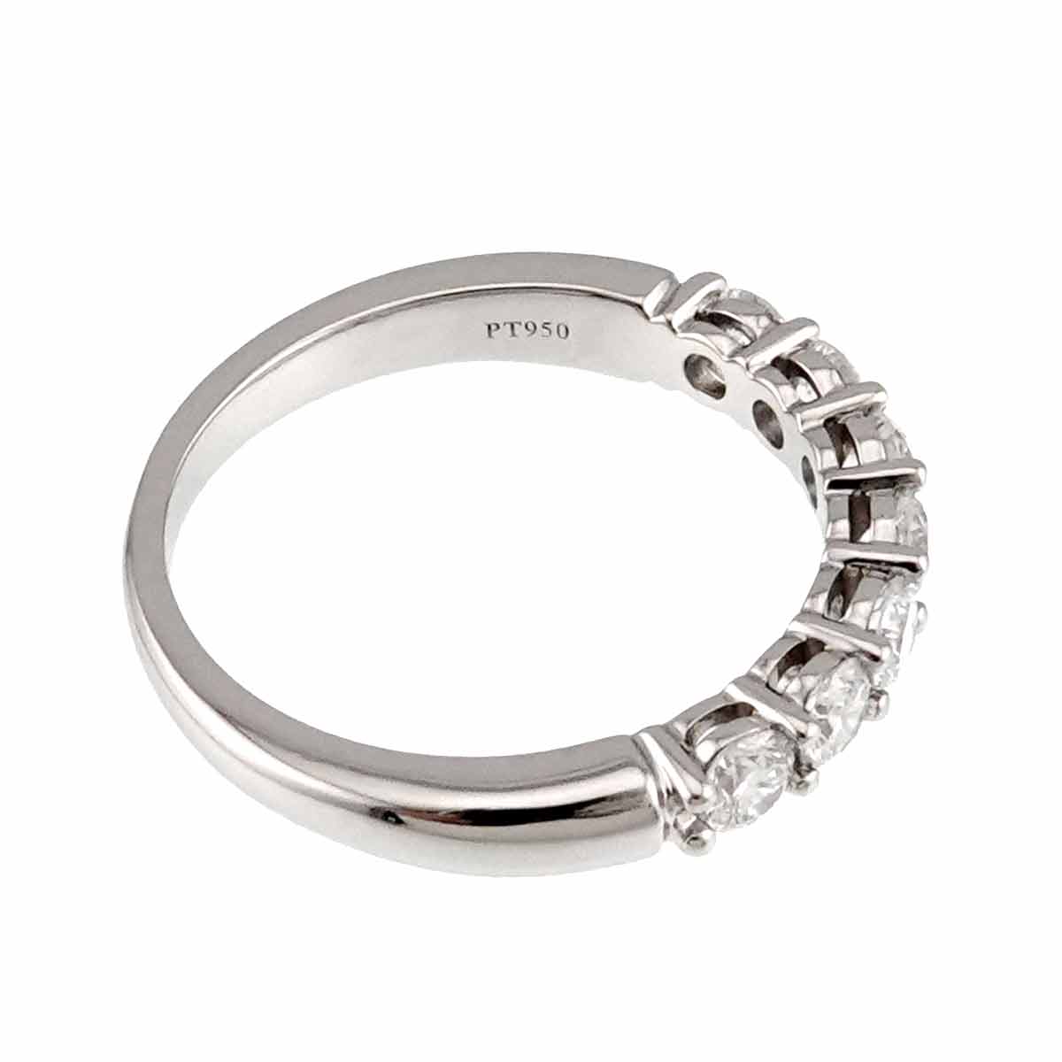 Forever Half Diamond Ring Platinum size5.25(US)