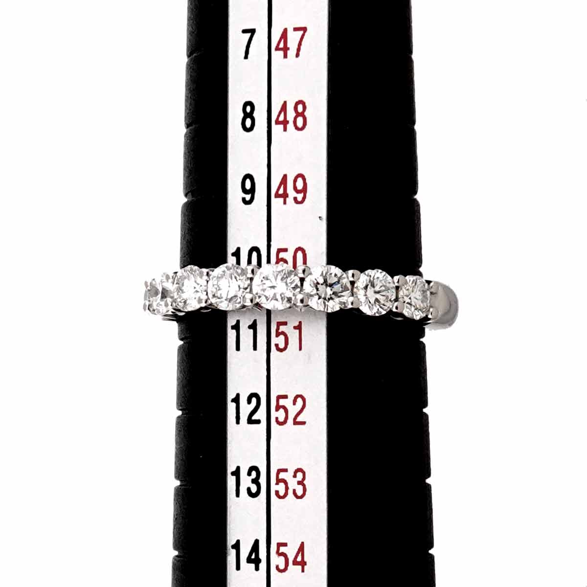 Forever Half Diamond Ring Platinum size5.25(US)